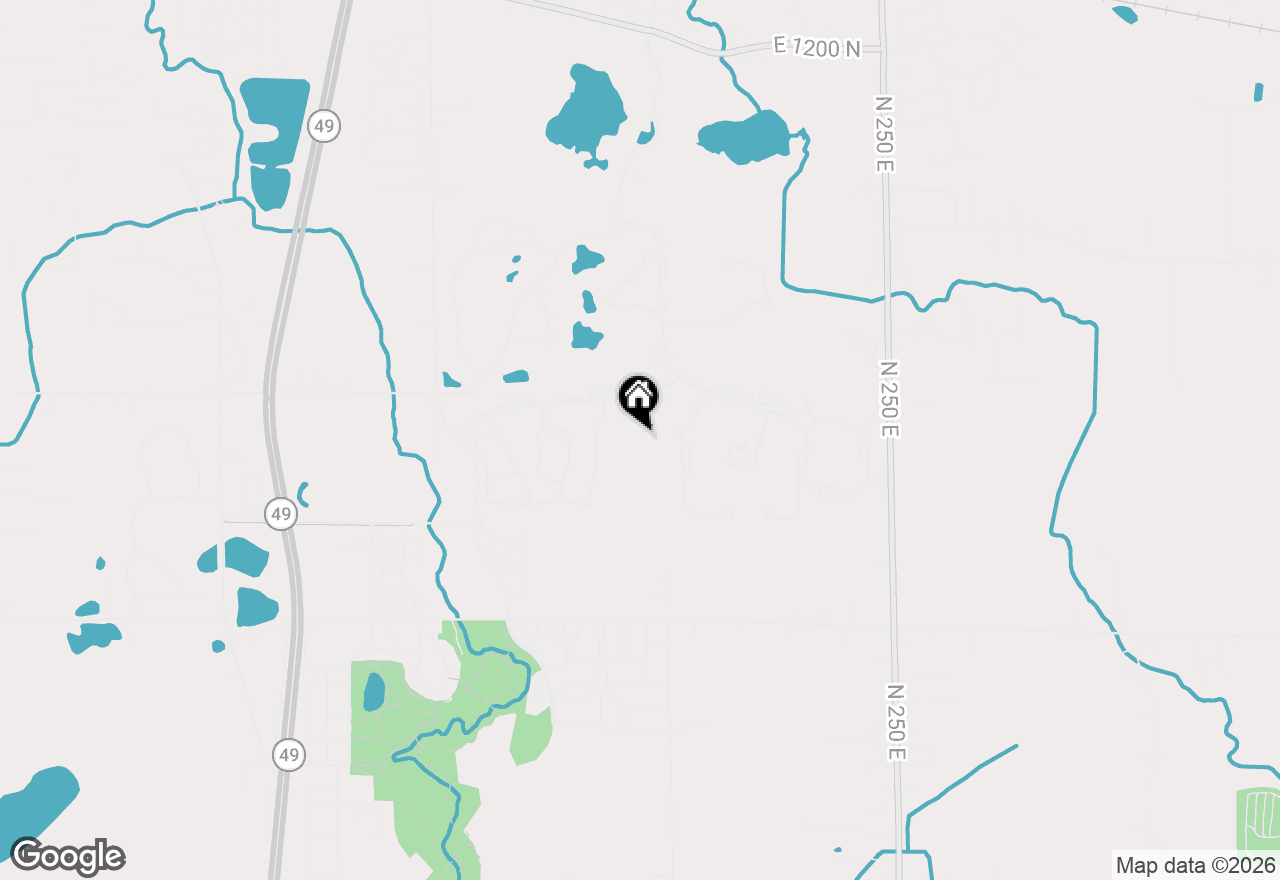 Map of 1929 Chamborde Lane, Chesterton, IN 46304