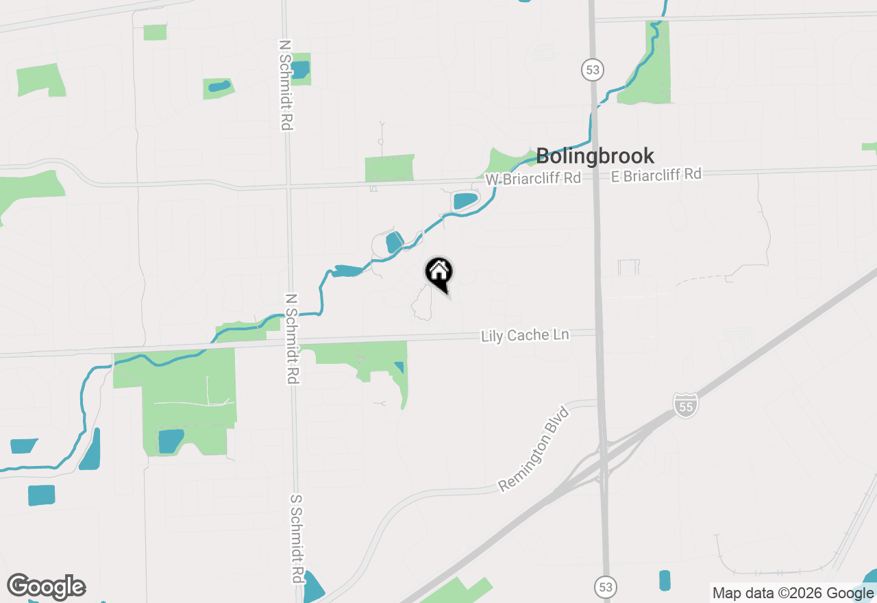 Map of 313 Candlelight Court, Bolingbrook, IL 60440
