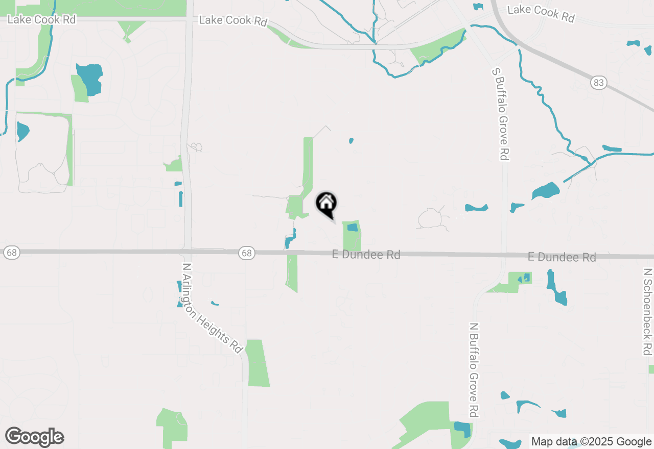Map of 641 Hapsfield Lane #304, Buffalo Grove, IL 60089