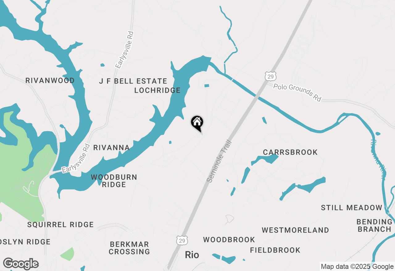 Map of 2247 Woodburn Rd, Charlottesville, VA 22901