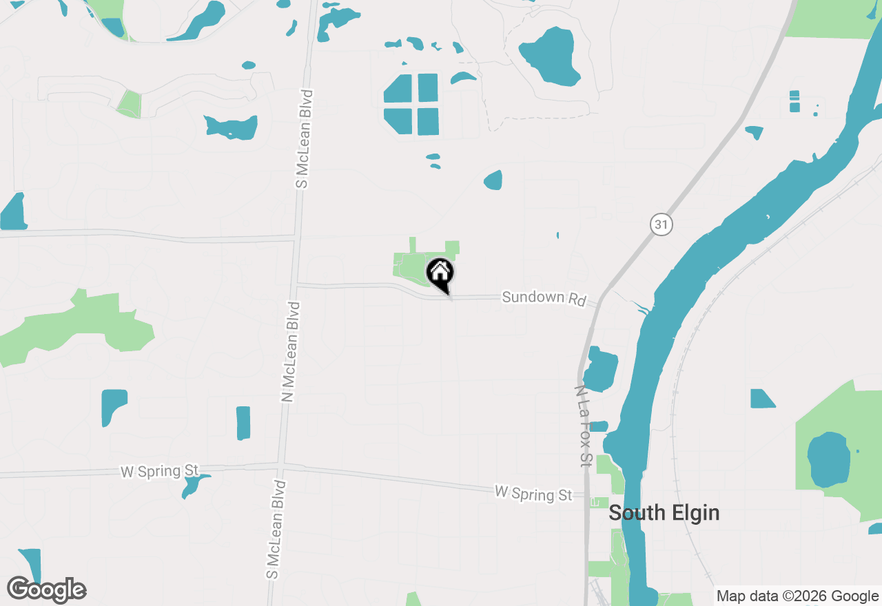 Map of 695 Dean Drive #G, South Elgin, IL 60177