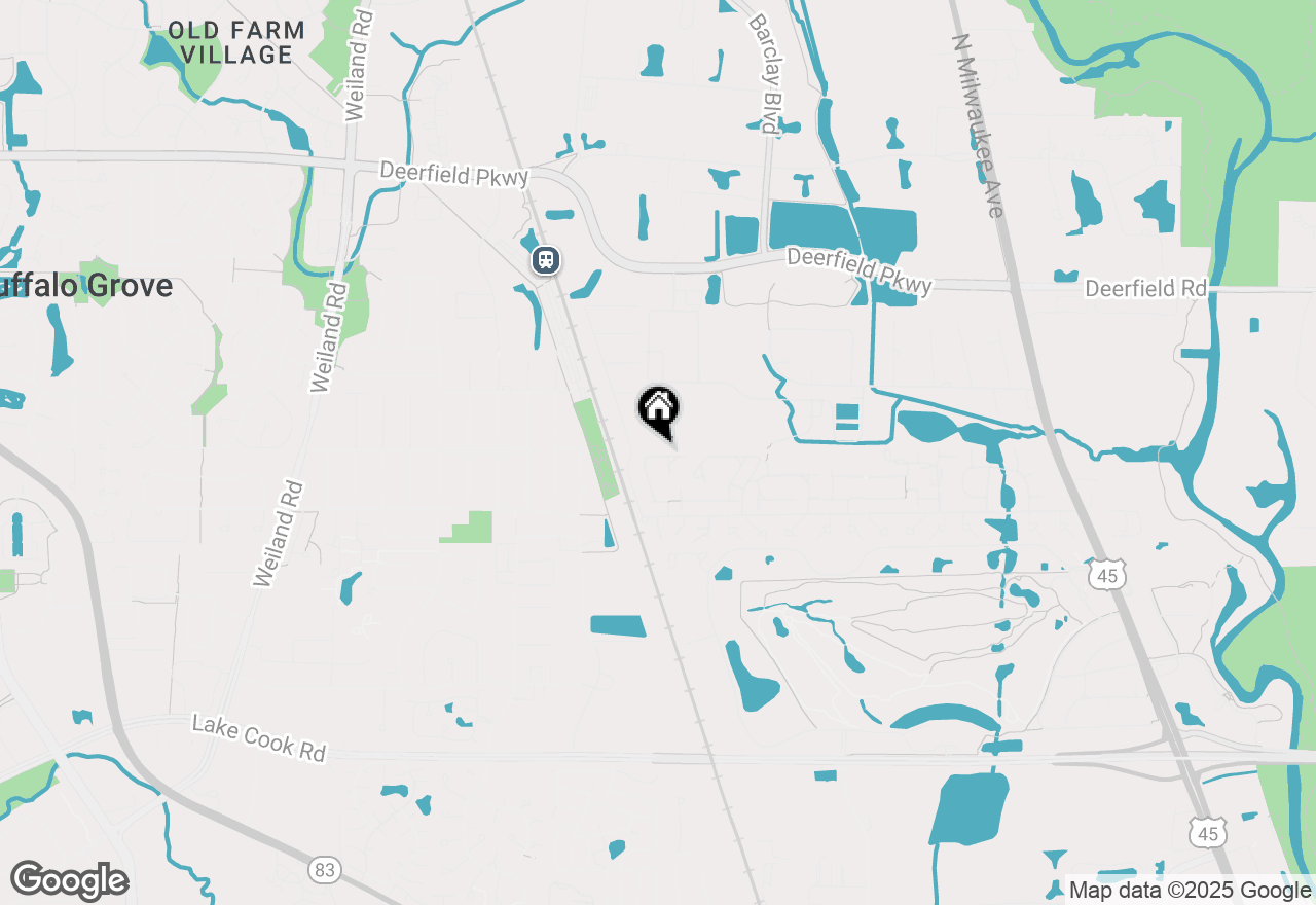 Map of 884 Swan Lane, Deerfield, IL 60015