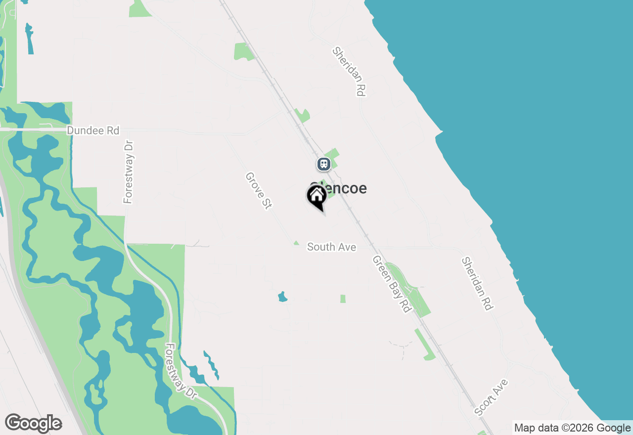 Map of 630 Vernon Avenue #2, Glencoe, IL 60022