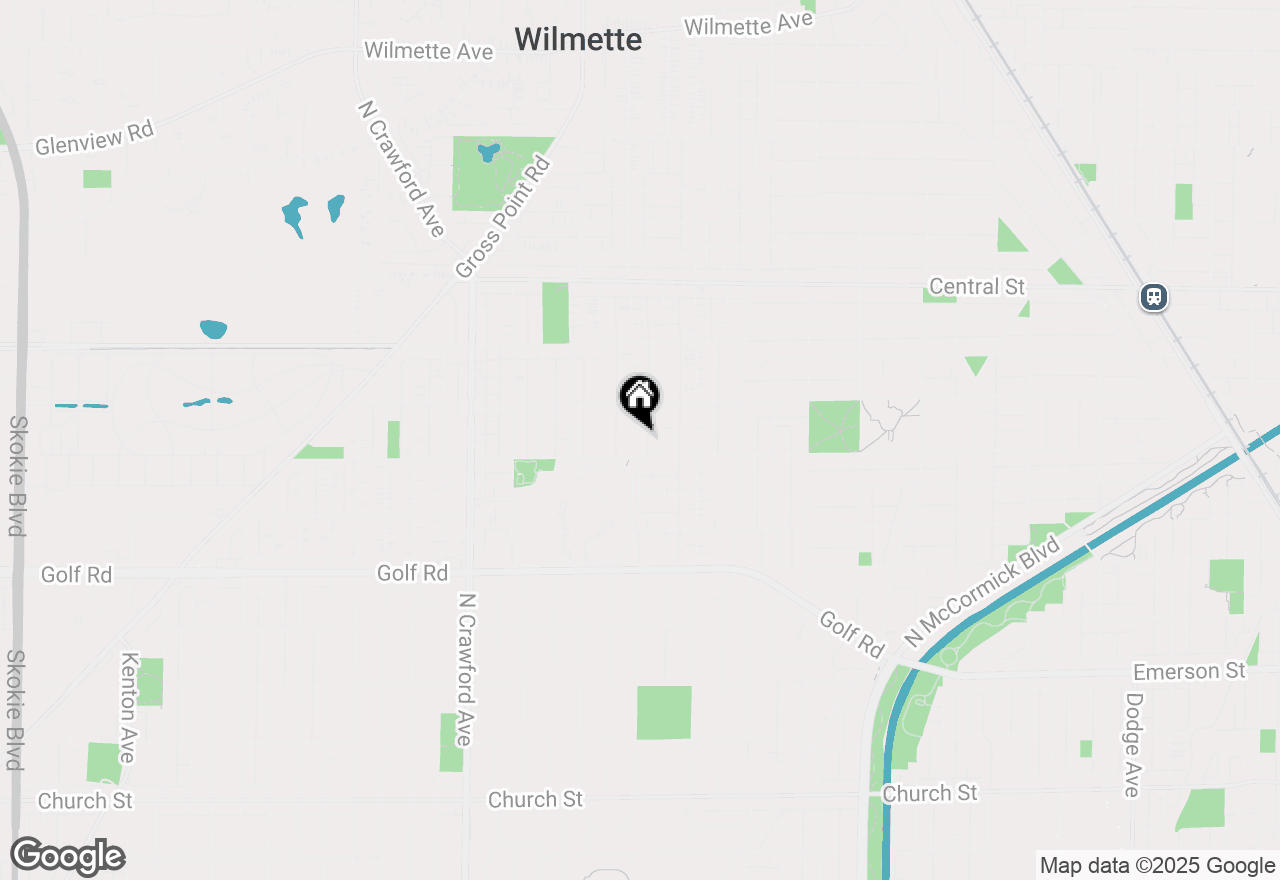 Map of 2311 Lawndale Avenue, Evanston, IL 60201