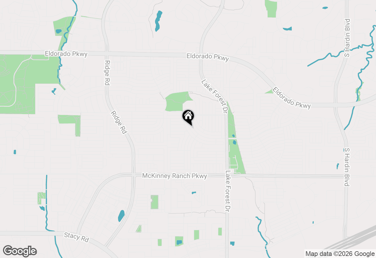 Map of 5400 Vineyard Lane, Mckinney, TX 75070