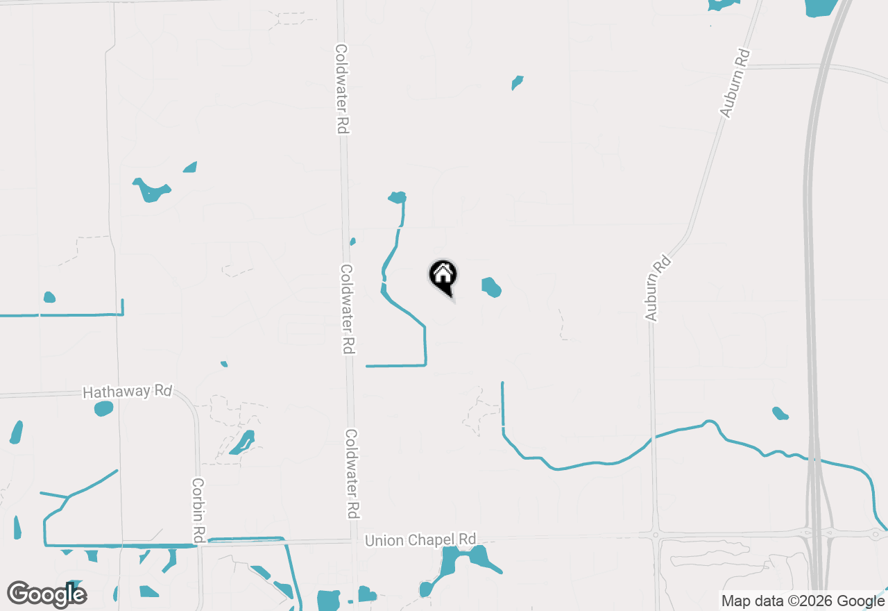 Map of 1118 Hidden Creek Cove, Fort Wayne, IN 46845