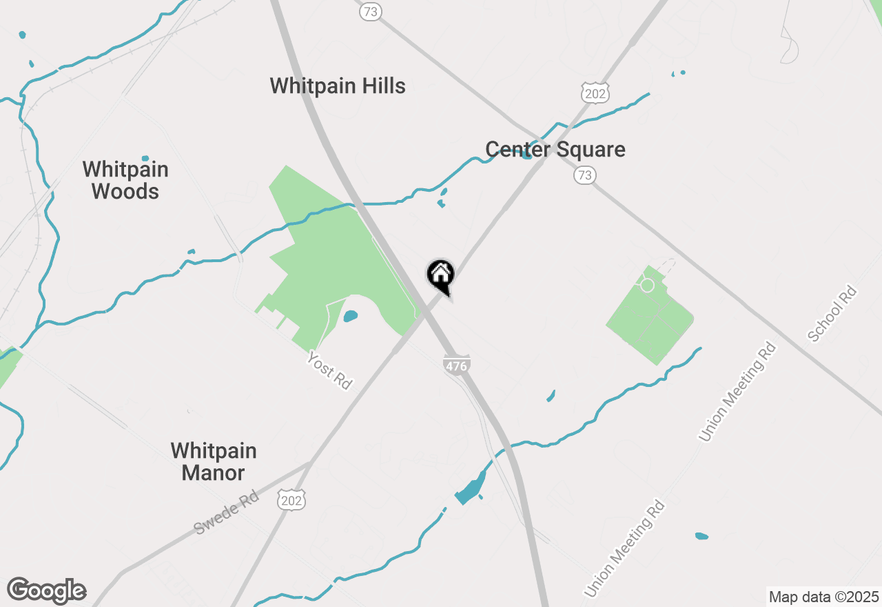 Map of 1336 Dekalb Pike, Blue Bell, PA 19422