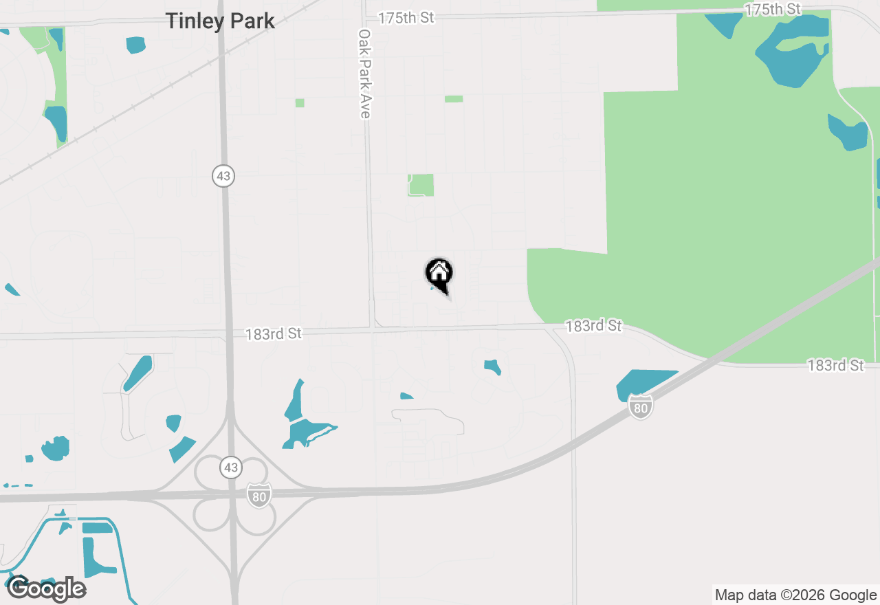 Map of 6612 Martin France Circle #2C, Tinley Park, IL 60477