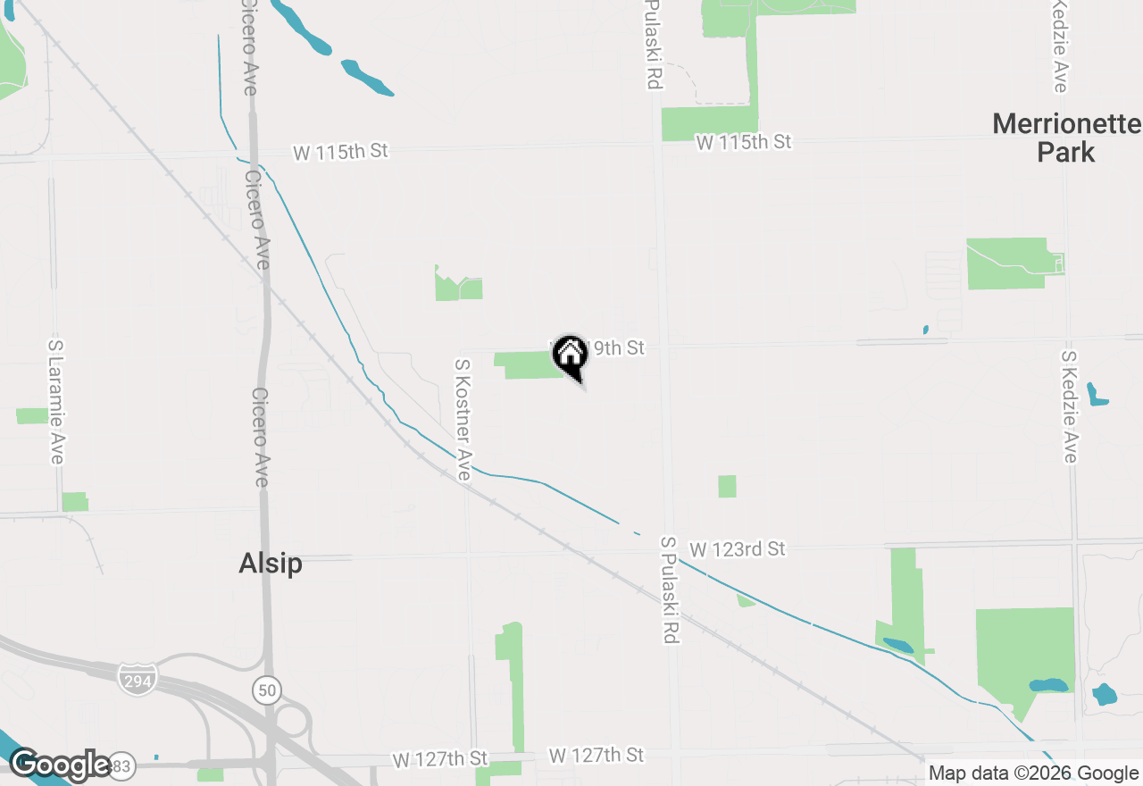 Map of 11959 S Keeler Avenue, Alsip, IL 60803