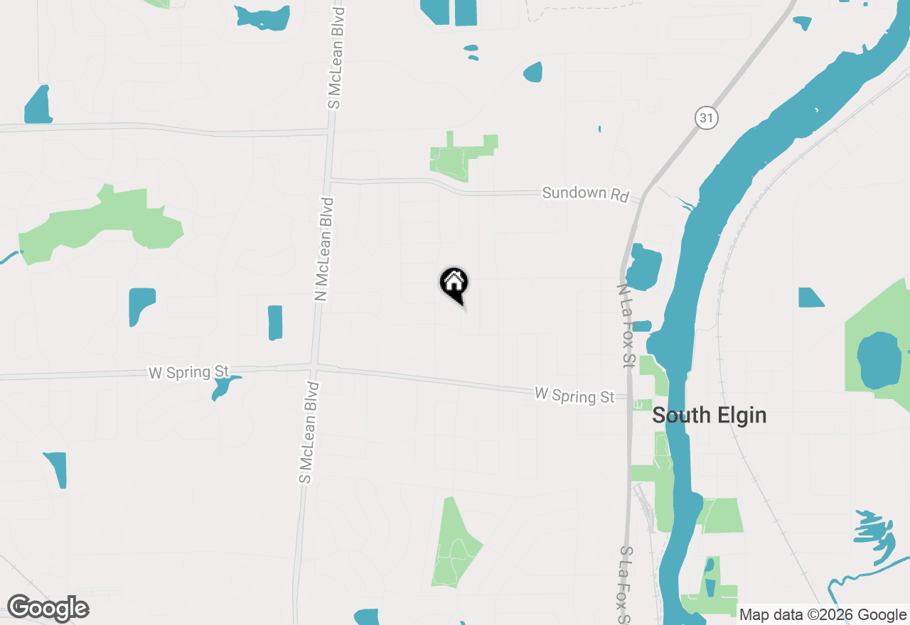 Map of 480 Charles Court, South Elgin, IL 60177
