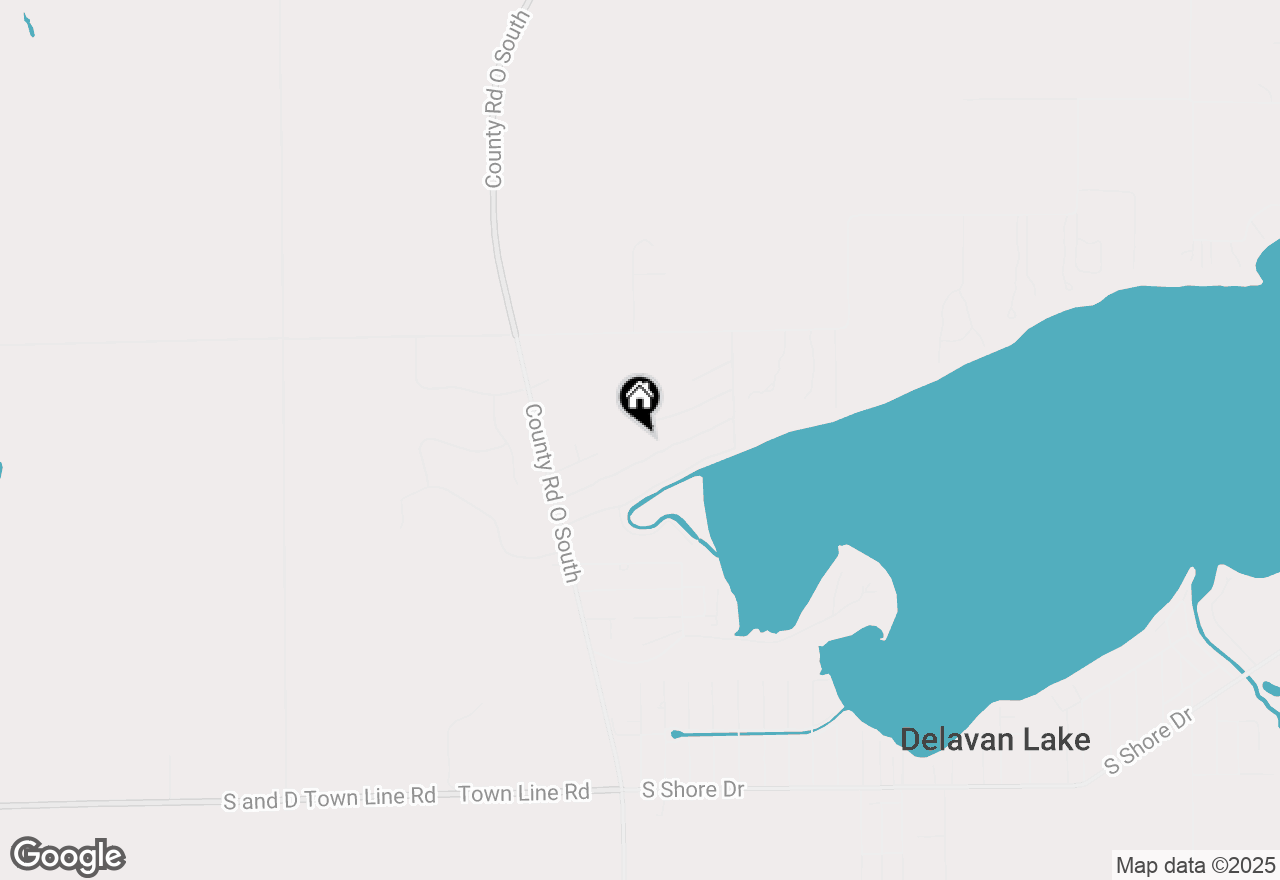 Map of 4525 Silverwood Dr, Delavan, WI 53115