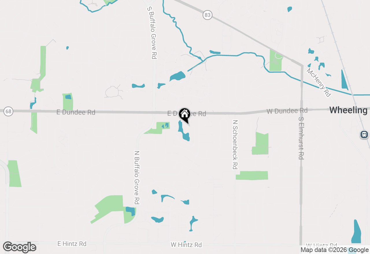 Map of 150 Lake Boulevard #112, Buffalo Grove, IL 60089