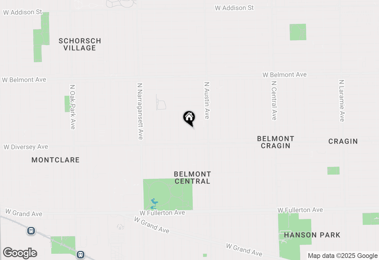 Map of 2852 N Meade Avenue, Chicago, IL 60634