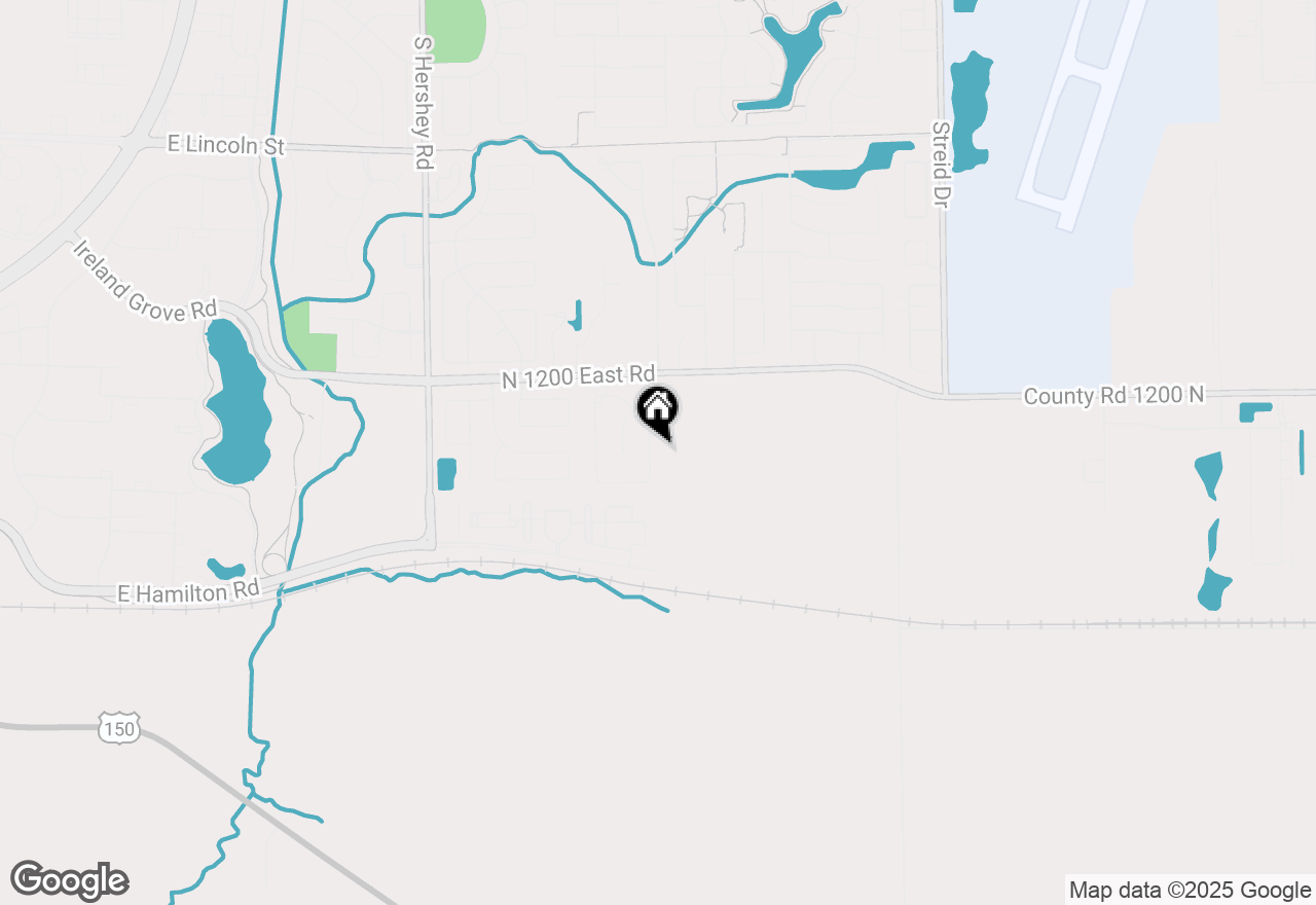 Map of 51 Brookstone Circle, Bloomington, IL 61704