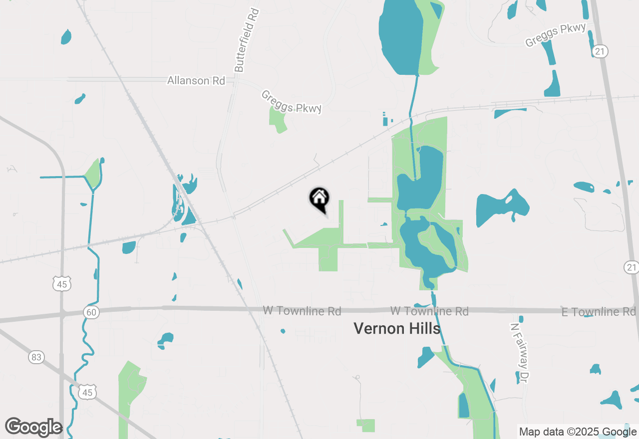 Map of 1007 Hayes Court #1007, Vernon Hills, IL 60061