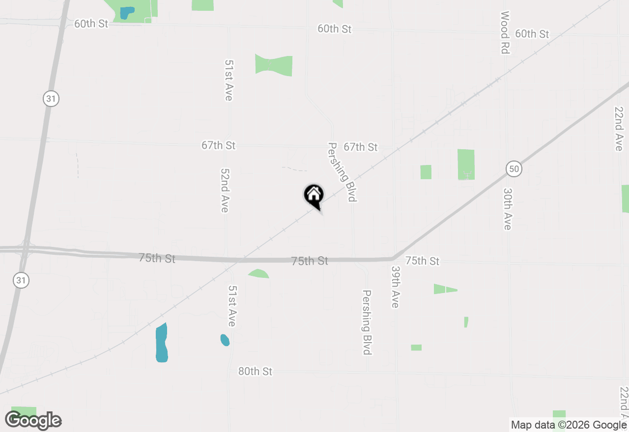 Map of 7107 45th Ave, Kenosha, WI 53142