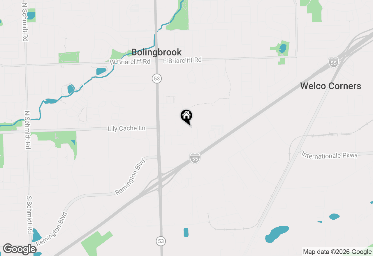 Map of 409 Providence Court, Bolingbrook, IL 60440
