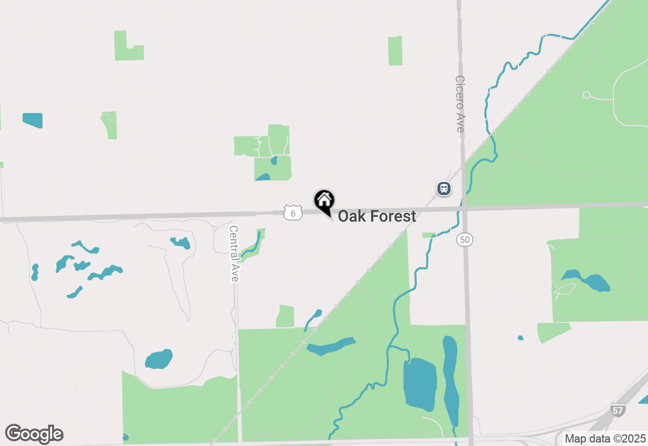 Map of 15925 Lockwood Avenue S, Oak Forest, IL 60452