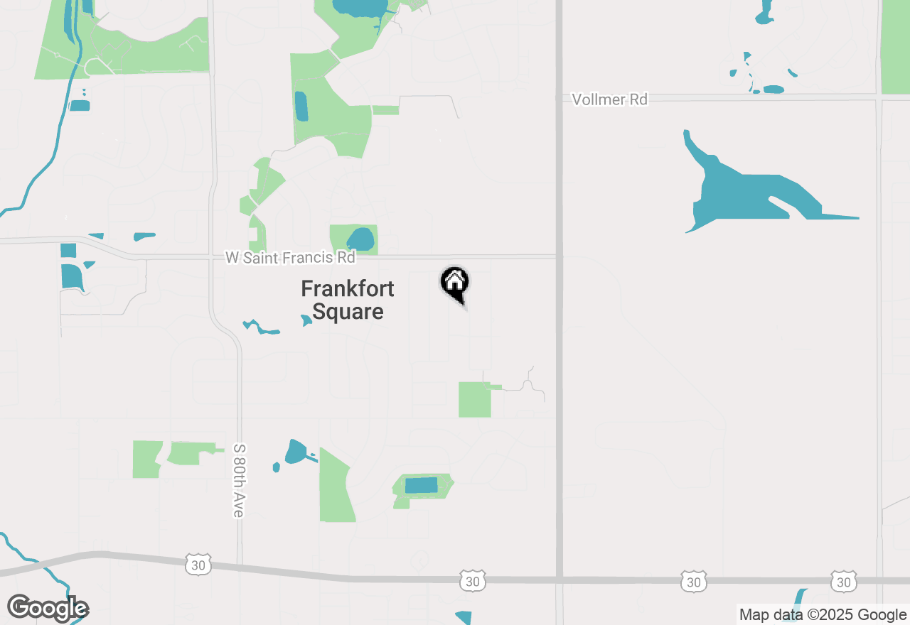 Map of 20427 S White Fence Court, Frankfort, IL 60423