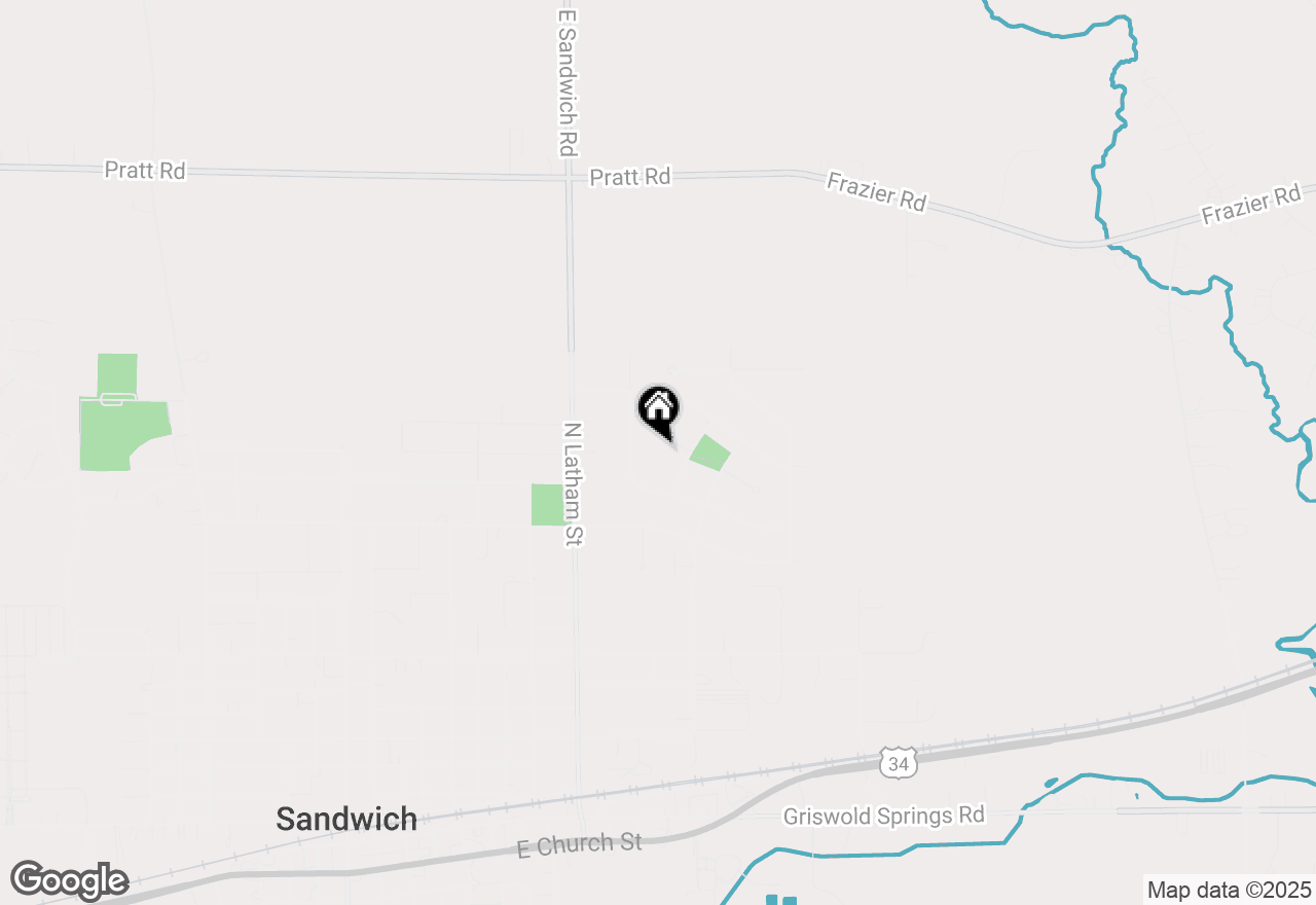 Map of 1026 Bauer Court, Sandwich, IL 60548