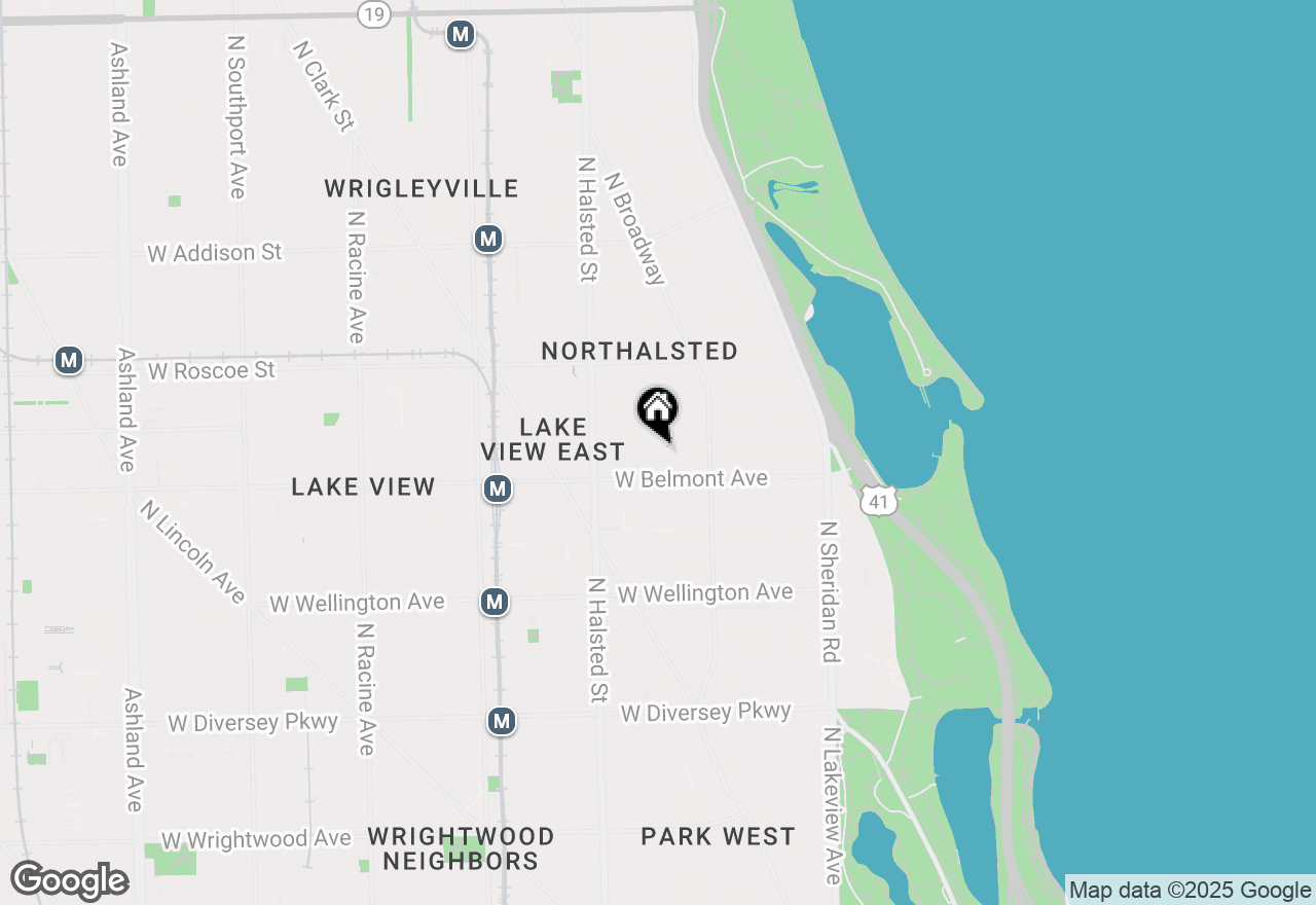 Map of 657 W Melrose Street #2, Chicago, IL 60657