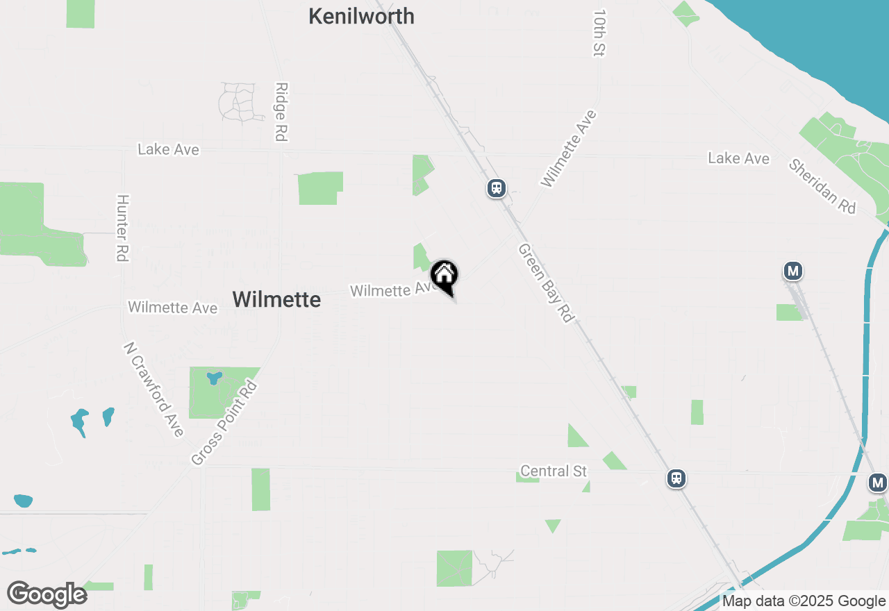 Map of 328 14th Street, Wilmette, IL 60091