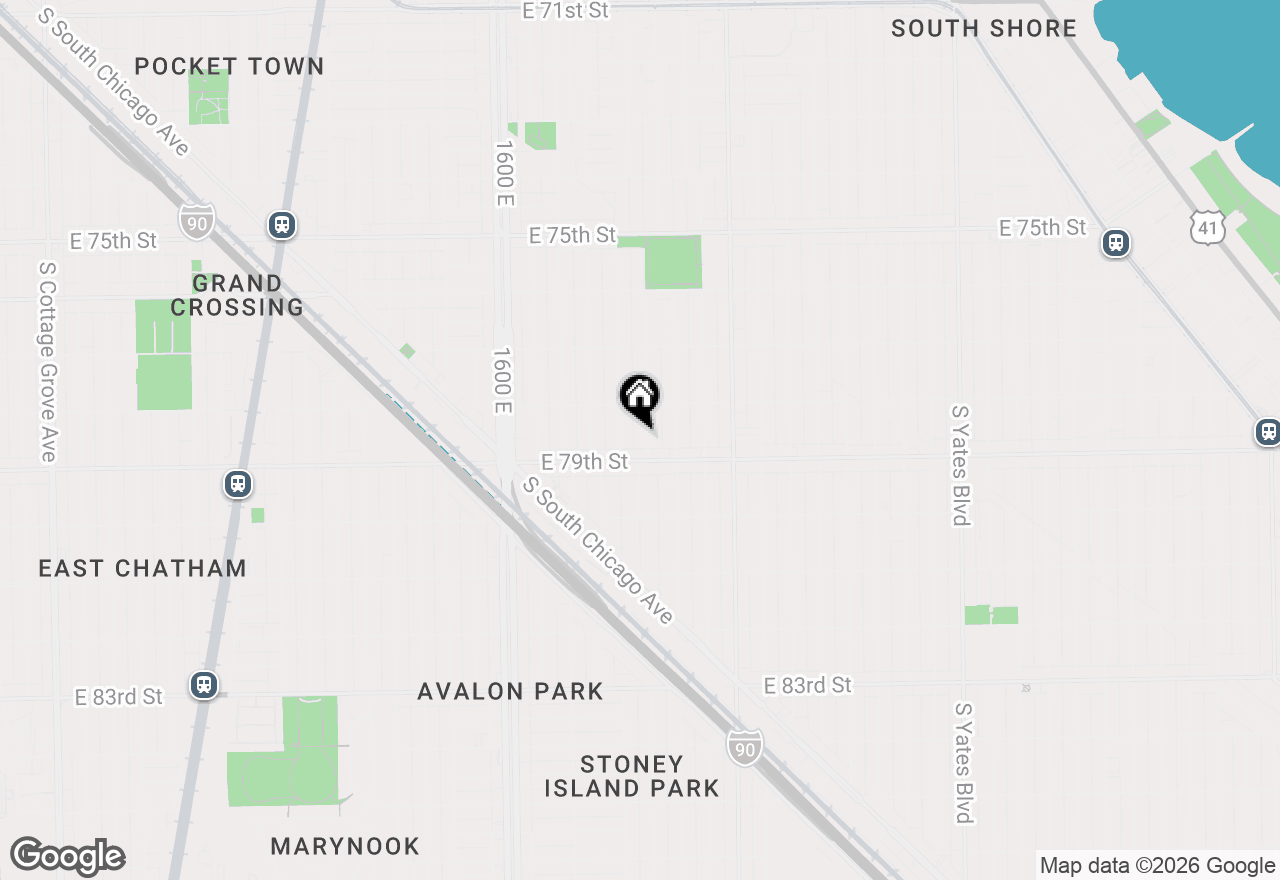 Map of 7836 S Constance Avenue, Chicago, IL 60649