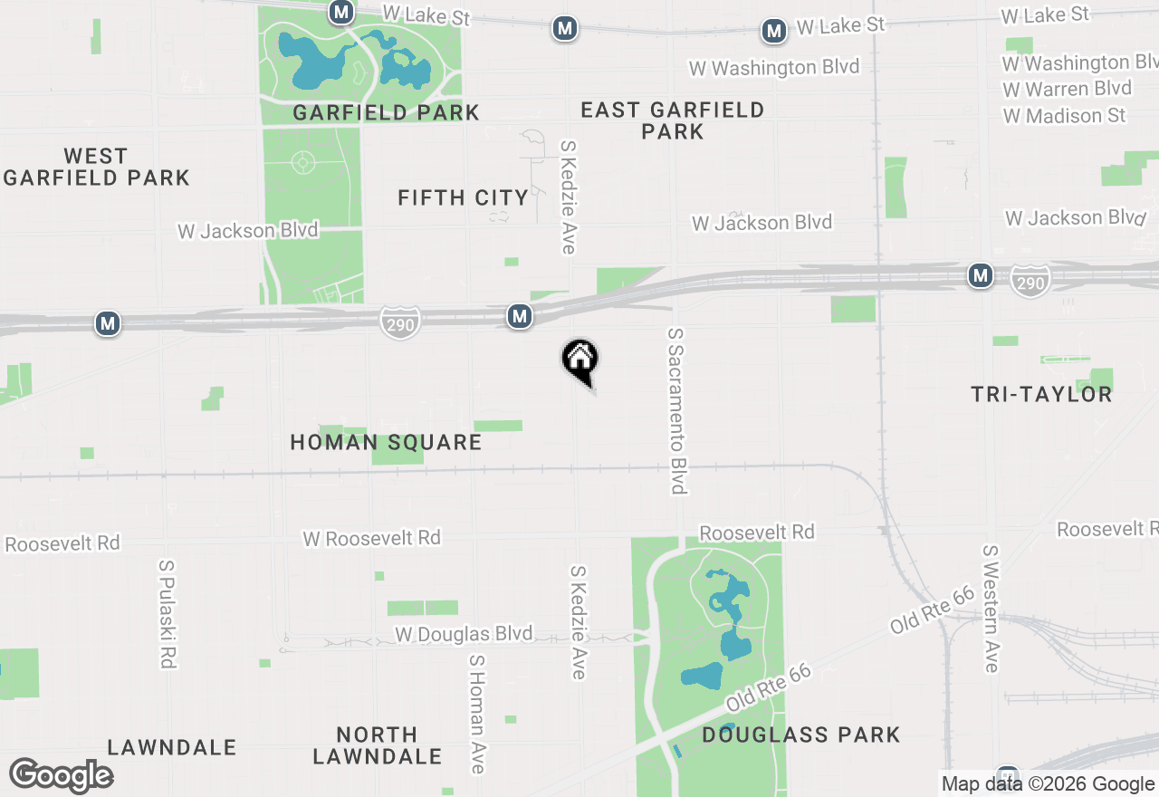 Map of 753 S Kedzie Avenue #2, Chicago, IL 60612