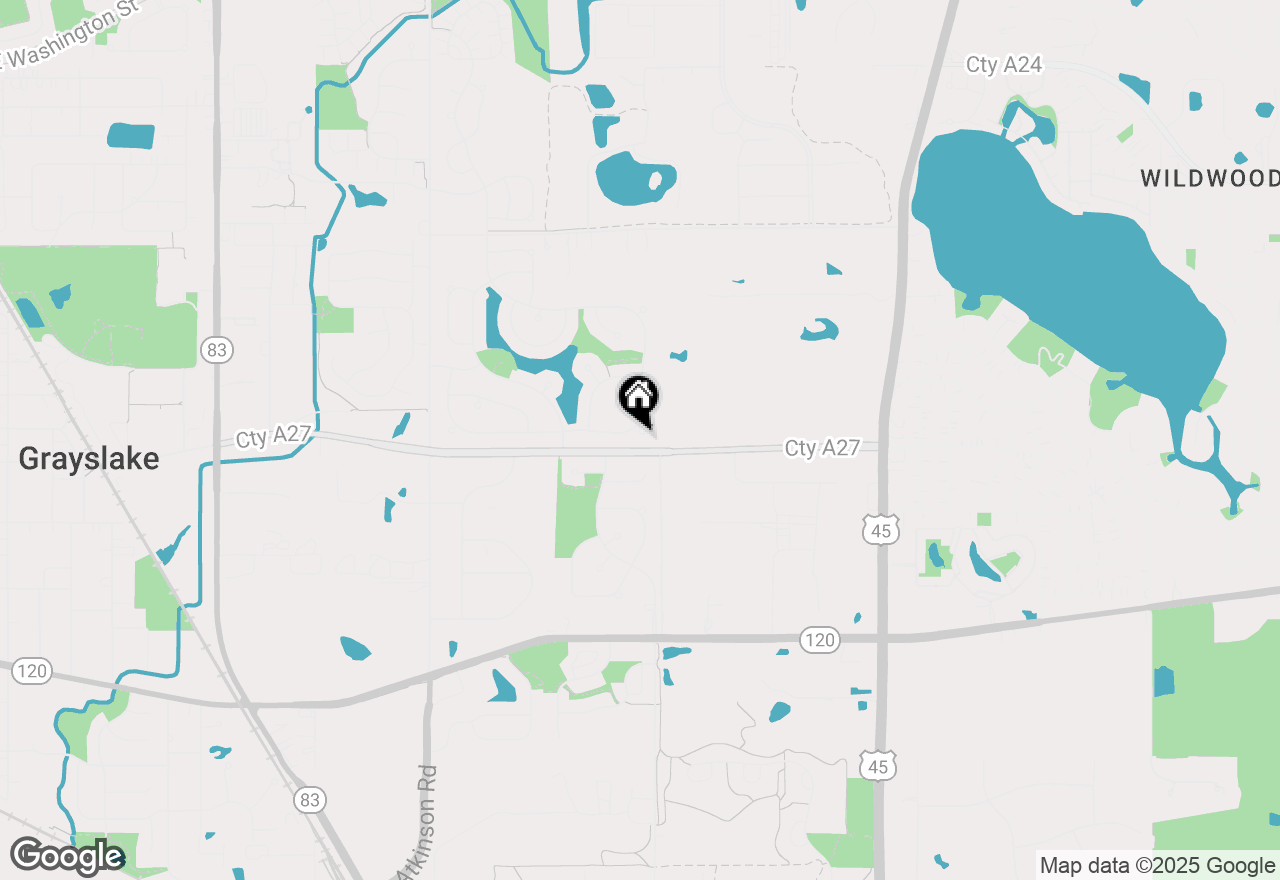 Map of 63 E Cambridge Court, Grayslake, IL 60030