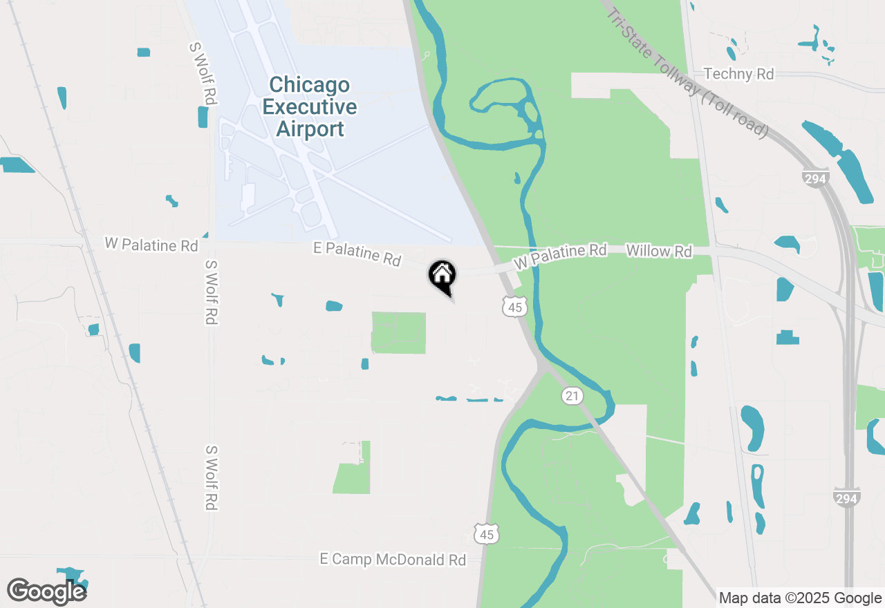 Map of 891 Piper Lane, Prospect Heights, IL 60070