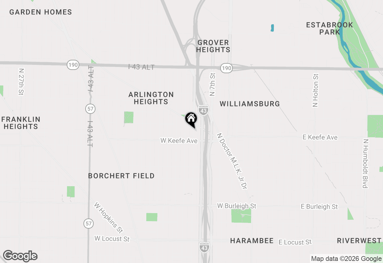 Map of 3543 N 9th St, Milwaukee, WI 53206