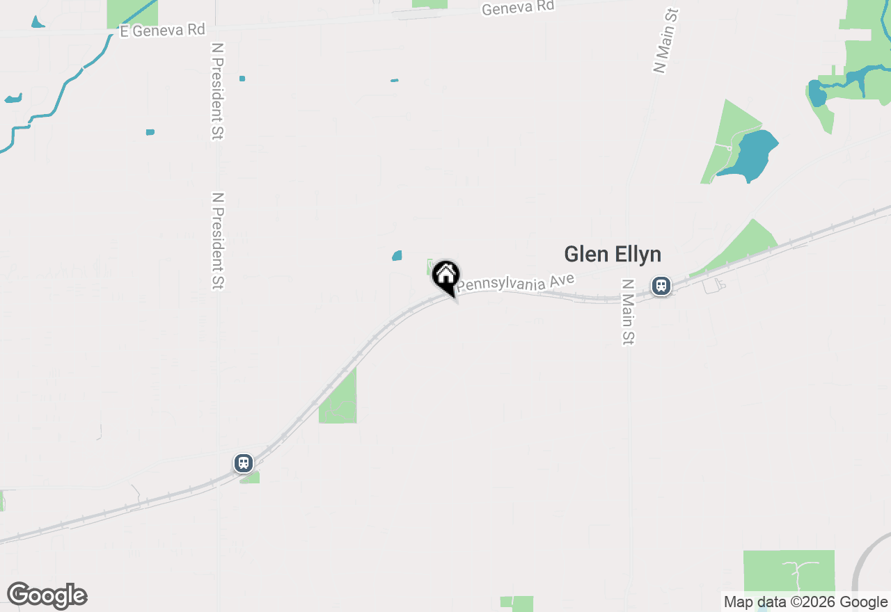 Map of 300 Duane Street #2, Glen Ellyn, IL 60137