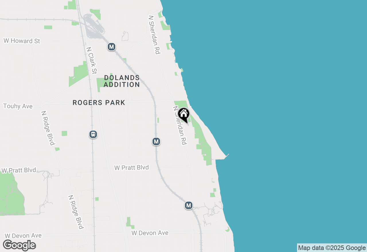 Map of 7021 N Sheridan Road #1, Chicago, IL 60626