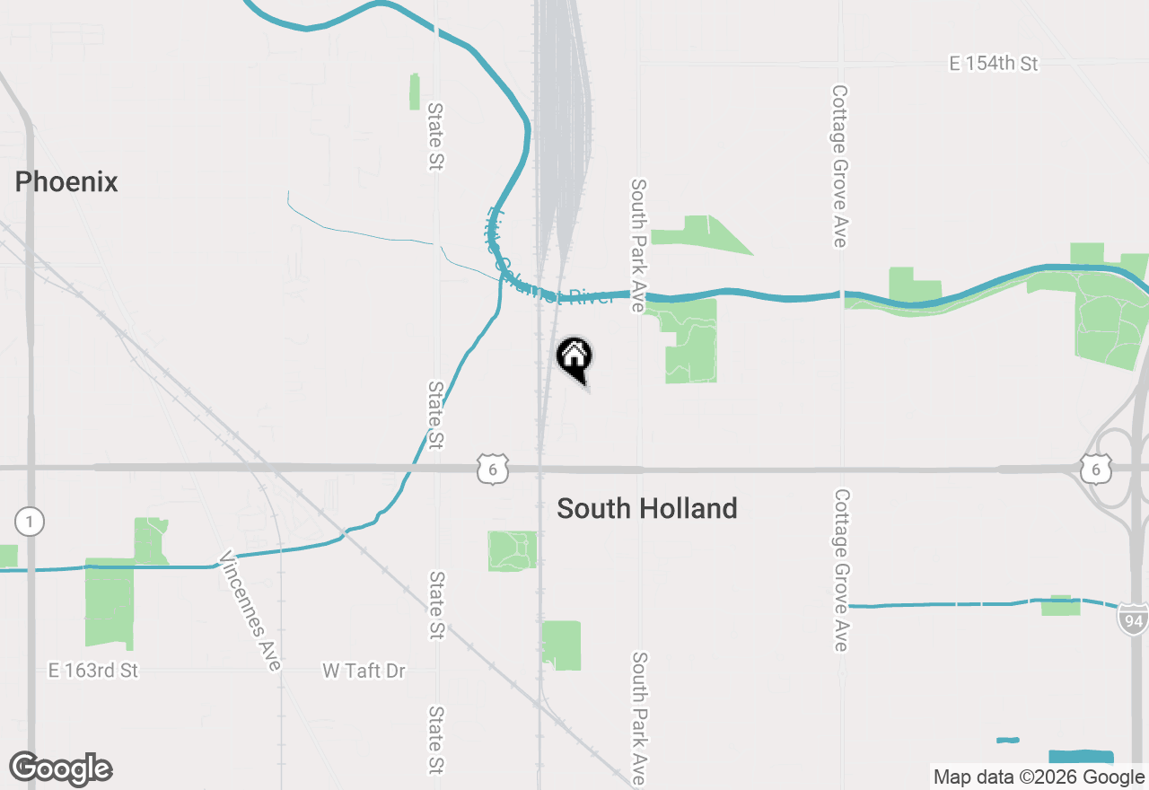 Map of 16030 Wausau Avenue, South Holland, IL 60473