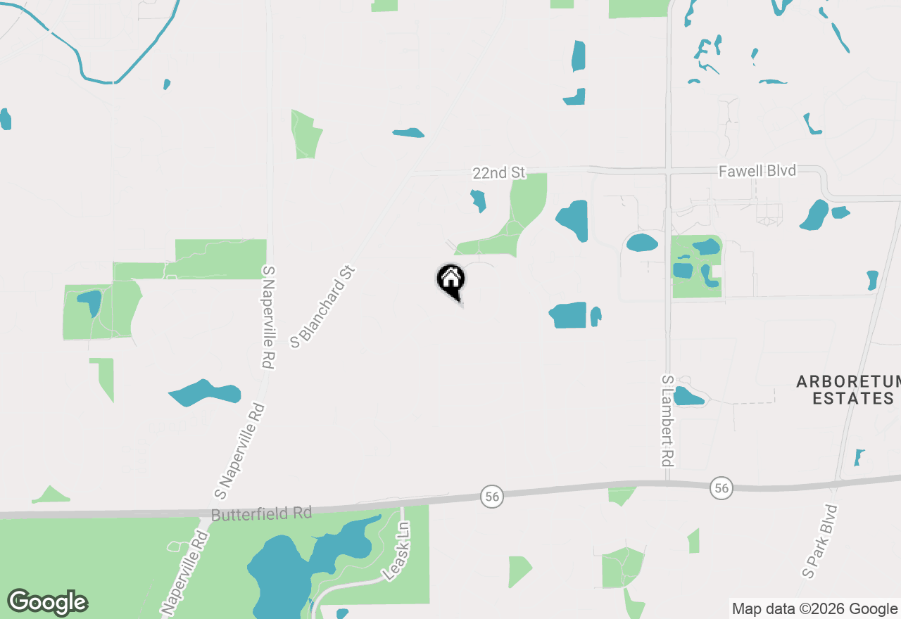 Map of 1097 Belter Drive, Wheaton, IL 60189