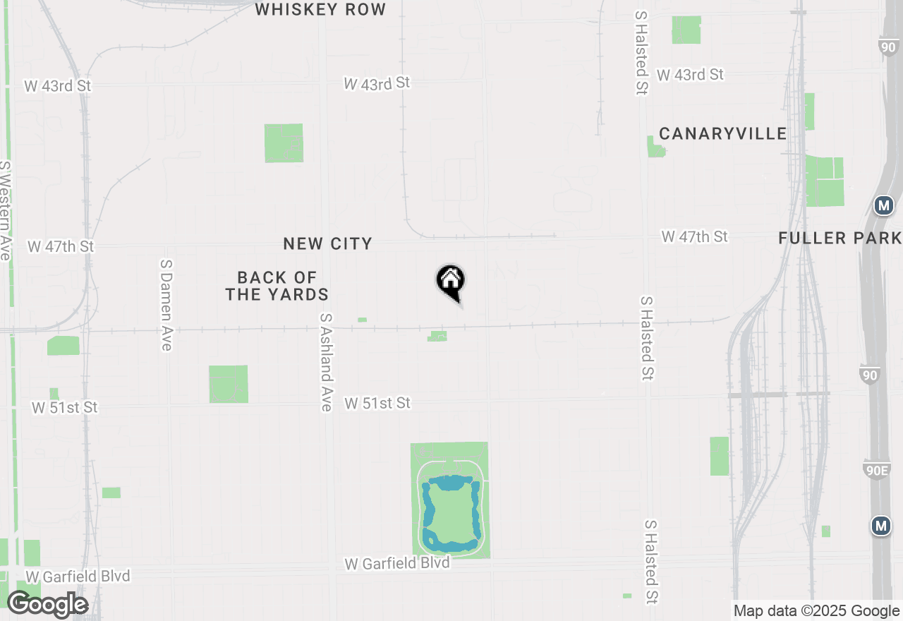 Map of 4845 S Throop Street, Chicago, IL 60609