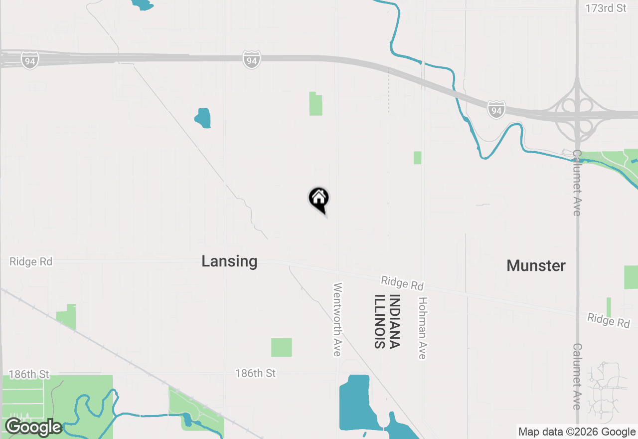 Map of 3522 Washington Street, Lansing, IL 60438