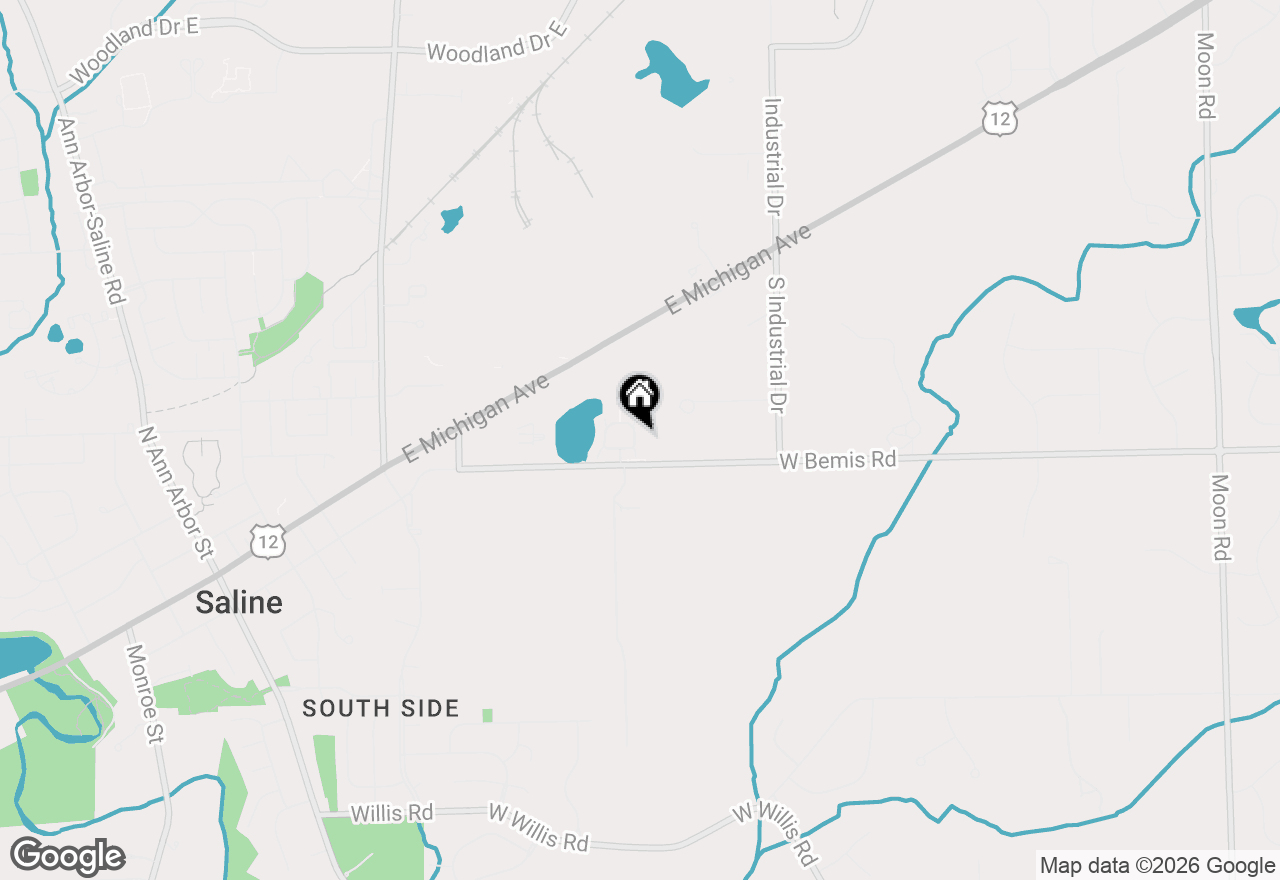 Map of 122 Burwyck Park Drive, Saline, MI 48176