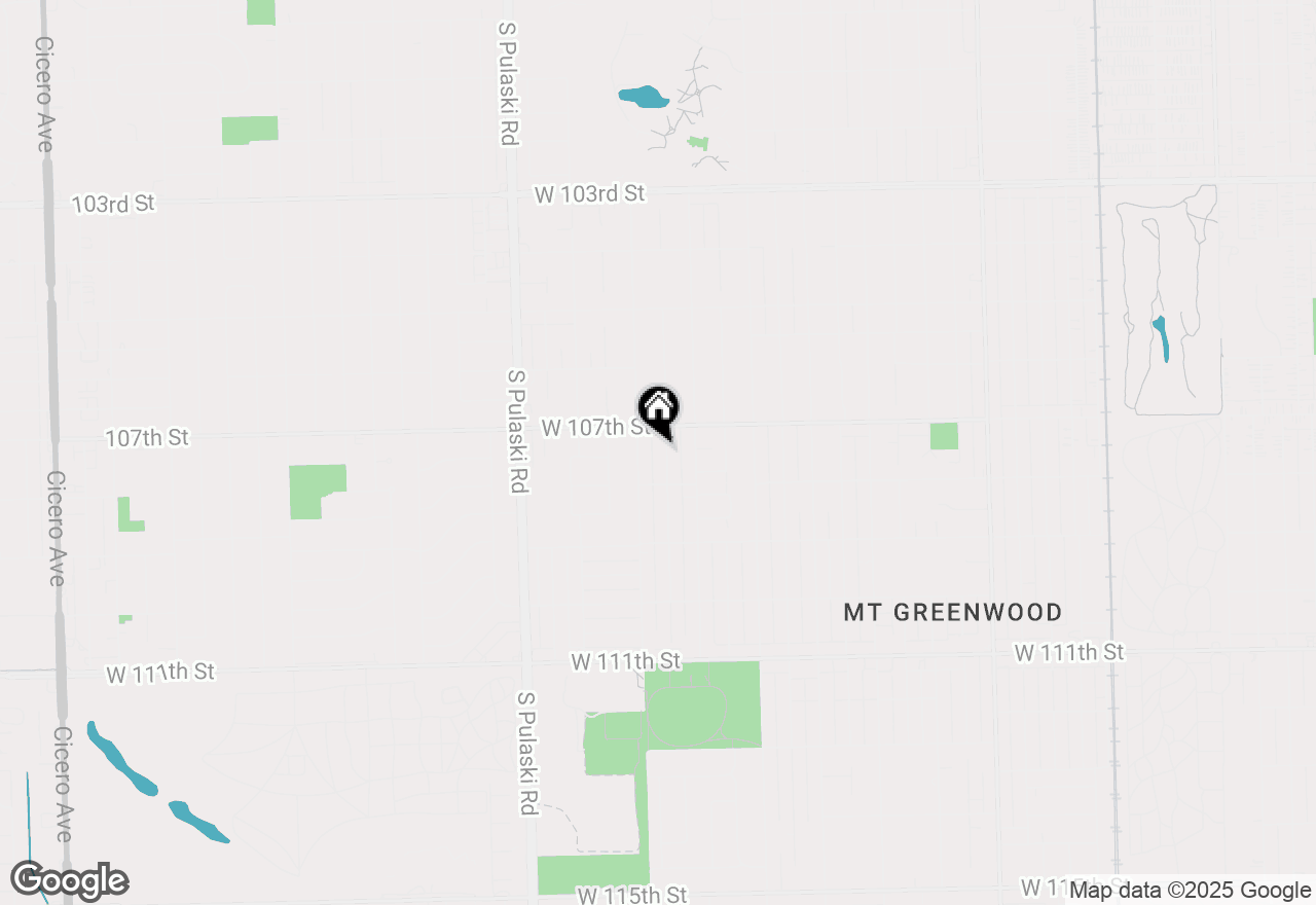 Map of 10724 S Ridgeway Avenue, Chicago, IL 60655