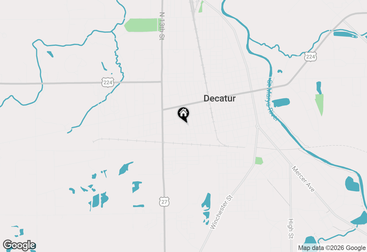 Map of 130 S 11th Street, Decatur, IN 46733