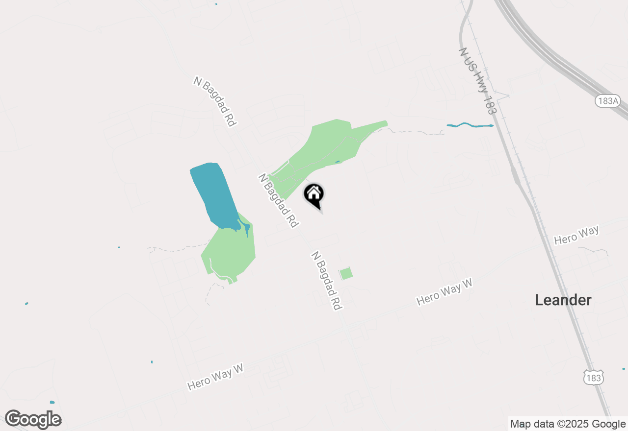 Map of 1010 Barclay Dr, Leander, TX 78641