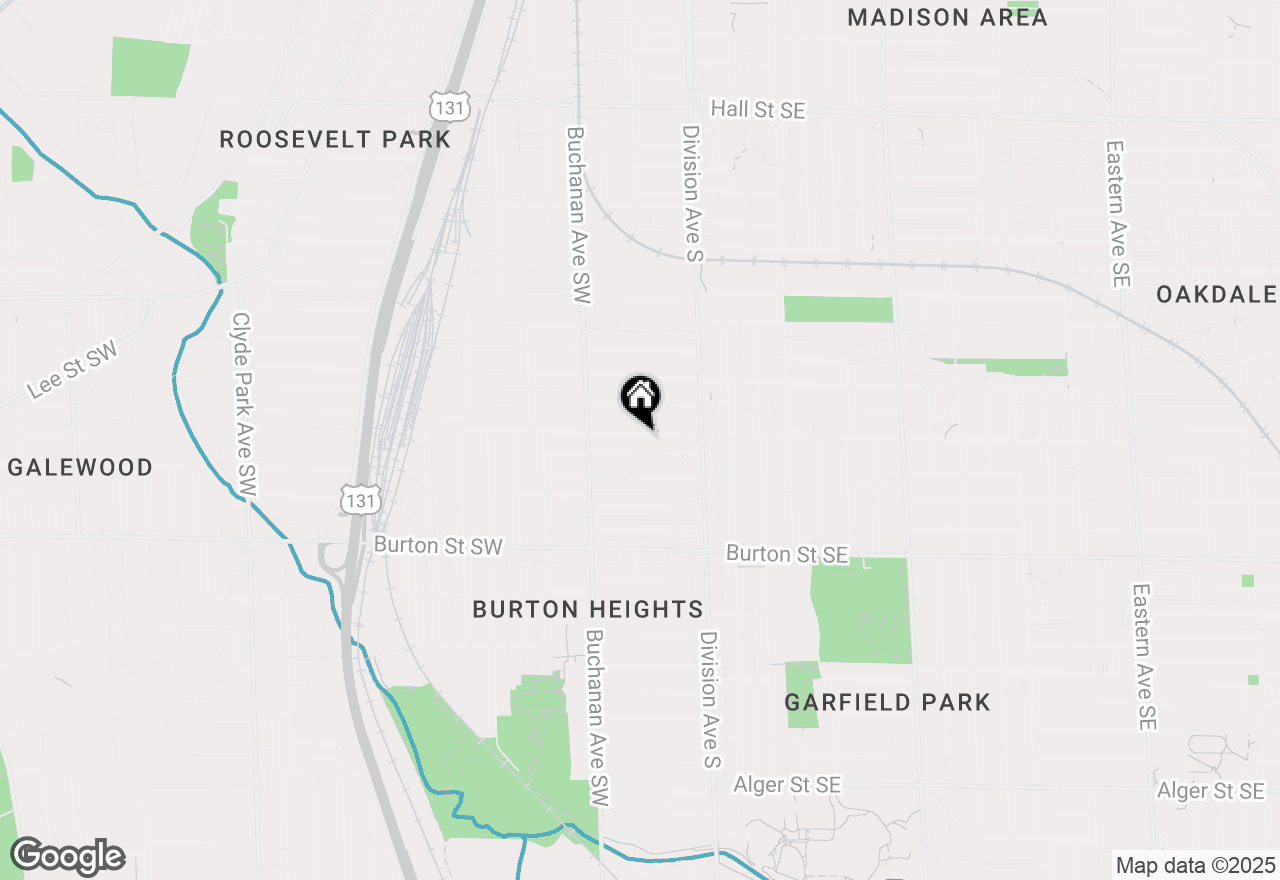 Map of 100 Griggs Street Sw, Grand Rapids, MI 49507