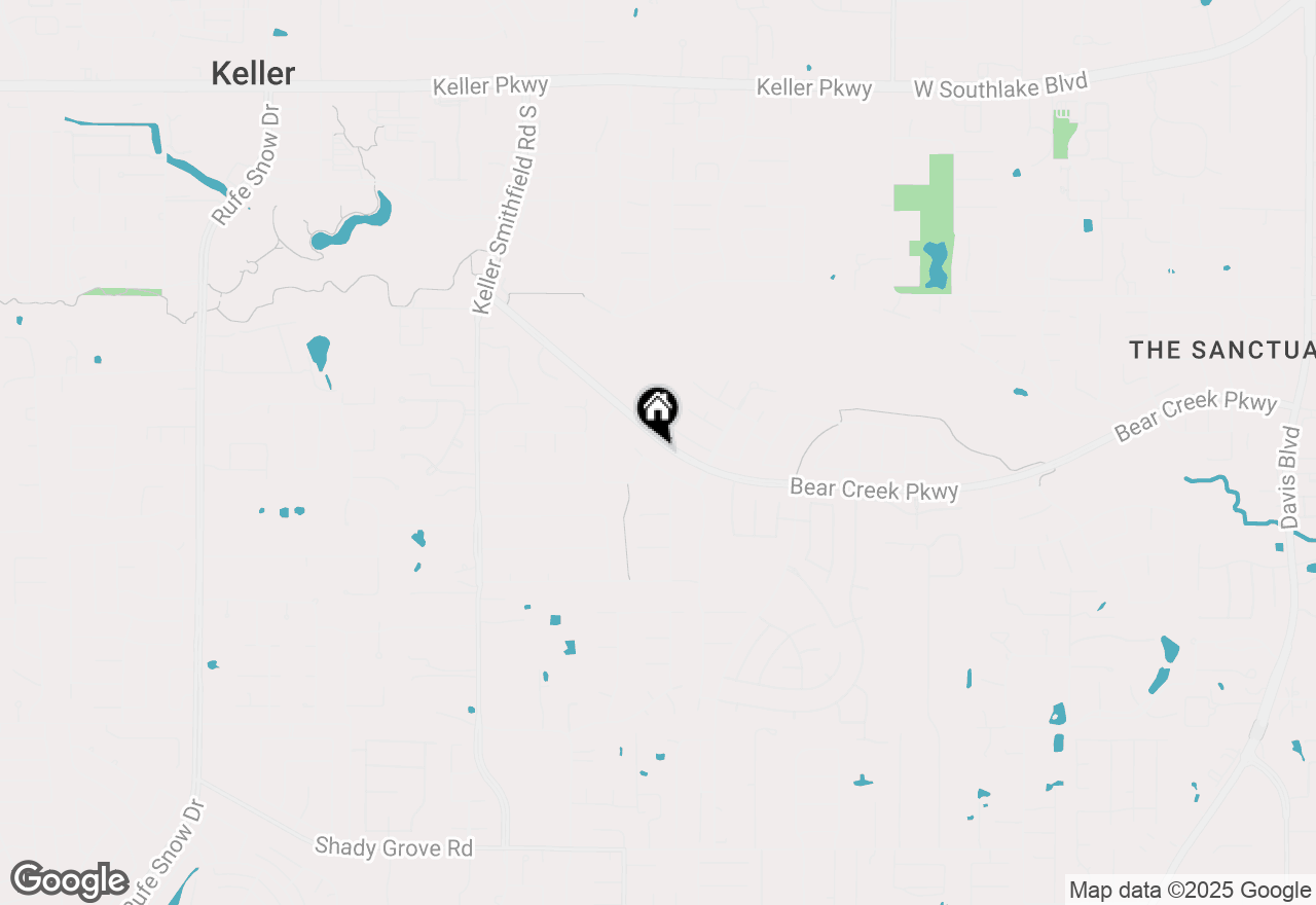 Map of 617 Meandering Woods Drive, Keller, TX 76248