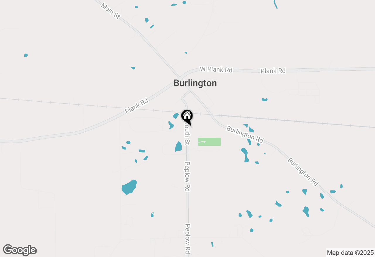 Map of 335 South Street, Burlington, IL 60109