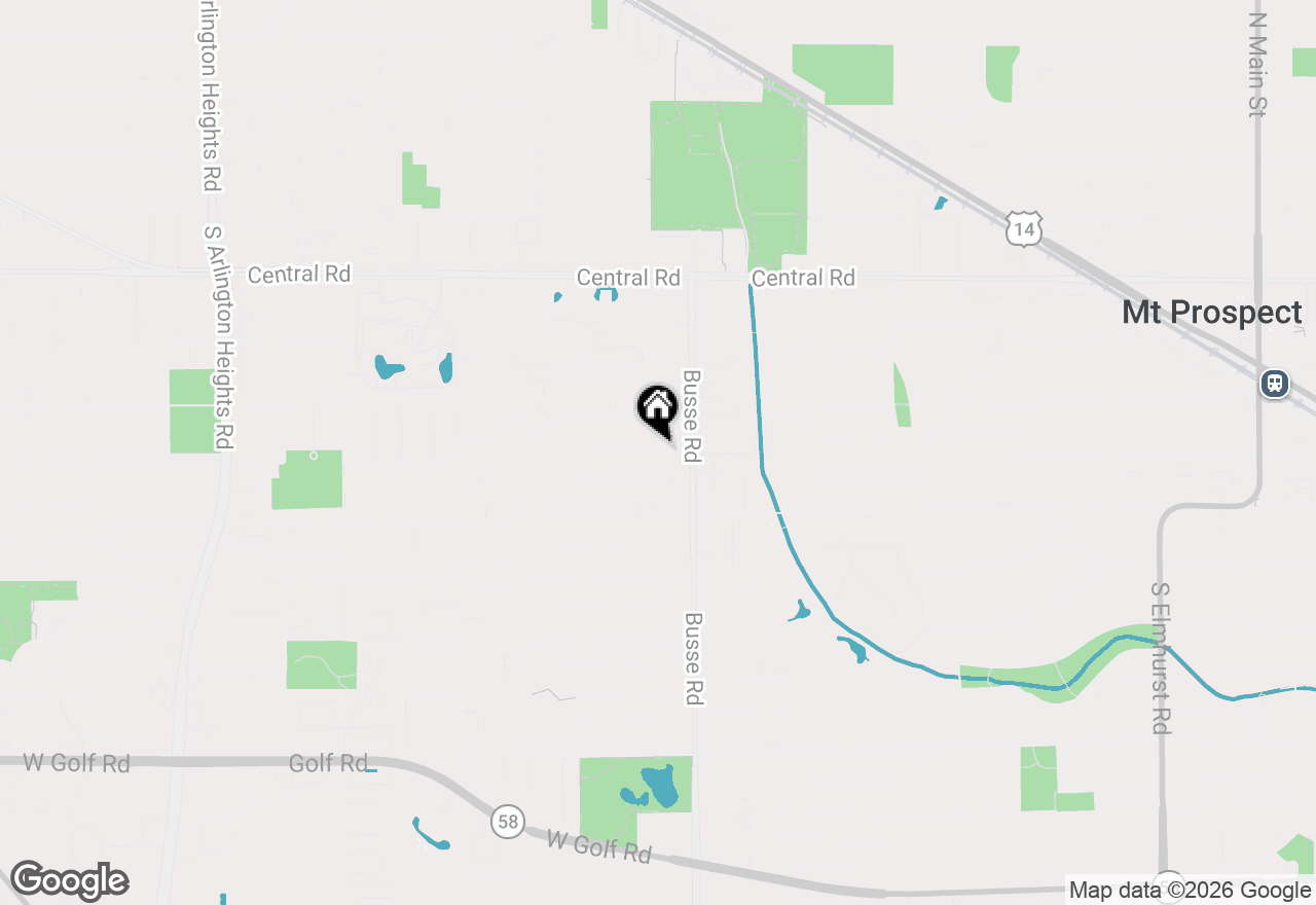 Map of 1719 Verde Drive, Mount Prospect, IL 60056