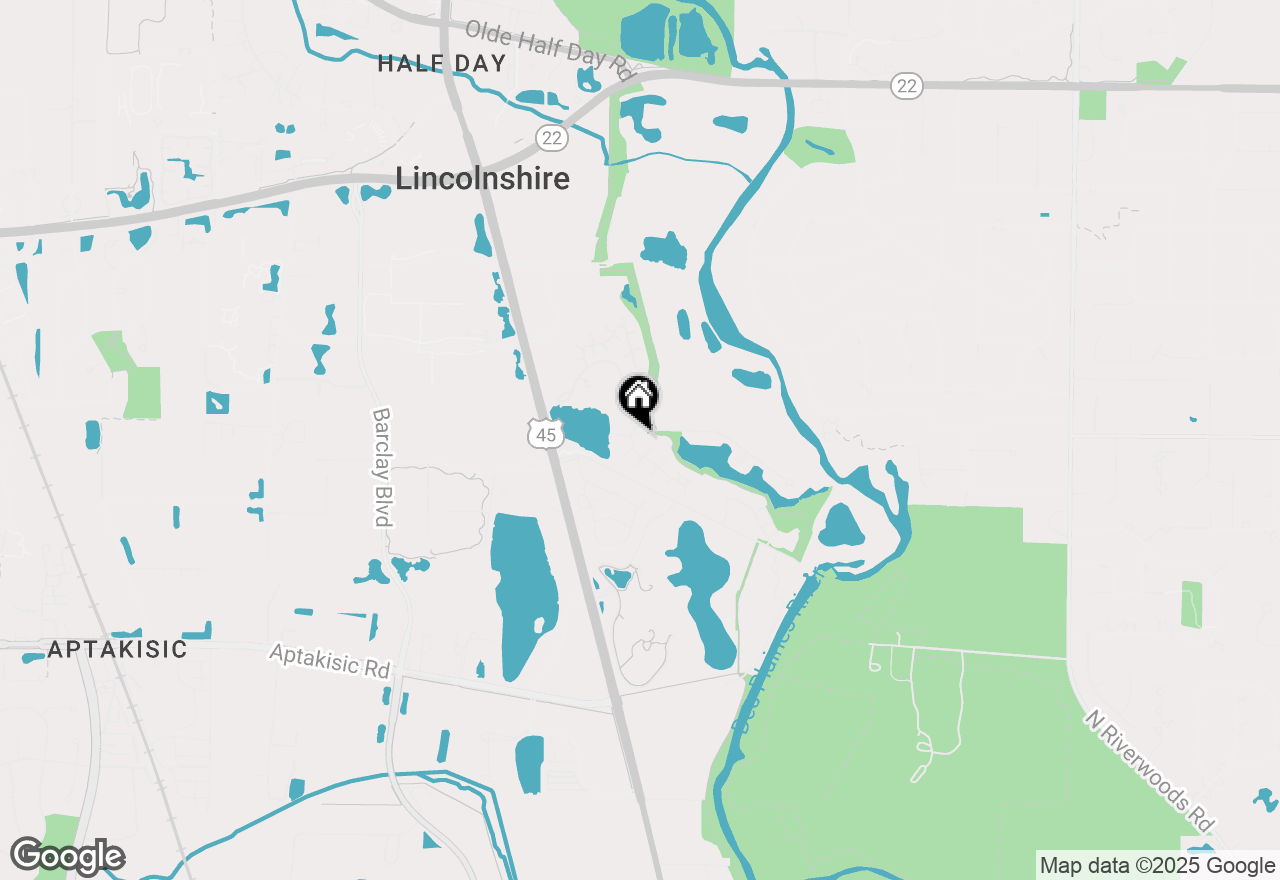 Map of 336 Rivershire Court, Lincolnshire, IL 60069