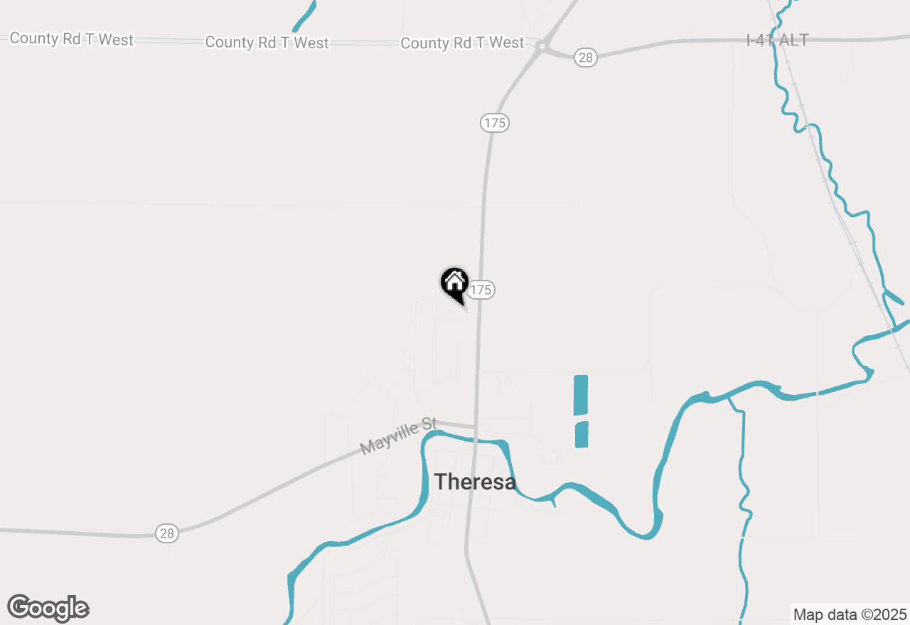 Map of 104 Chestnut Ct, Theresa, WI 53091