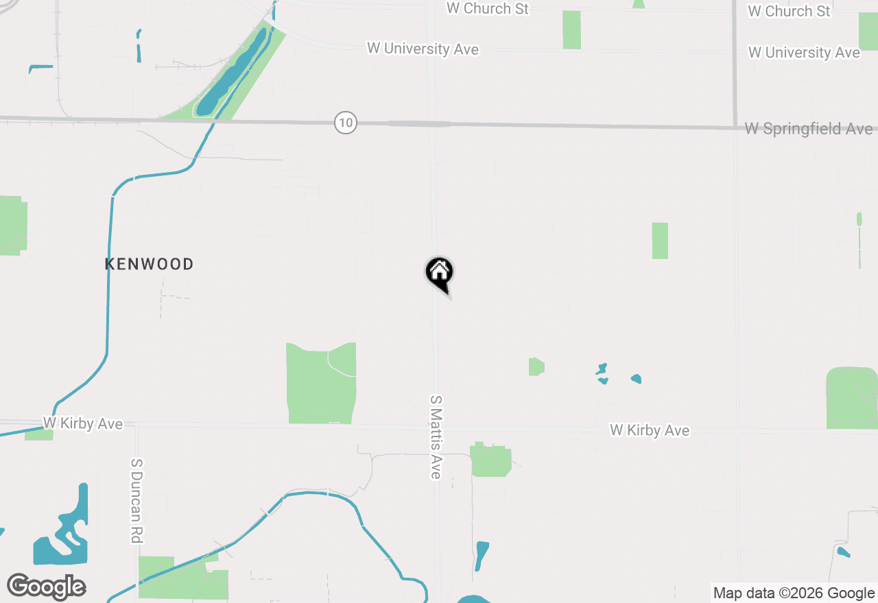 Map of 1108 S Mattis Avenue, Champaign, IL 61821