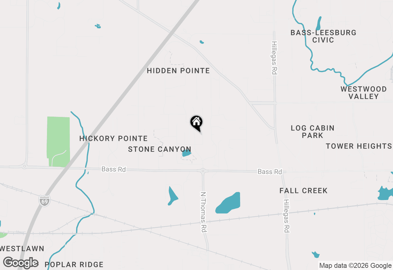 Map of 1924 Morgan Creek Drive, Fort Wayne, IN 46808