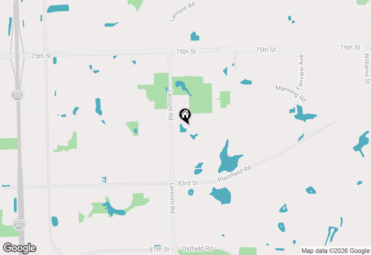 Map of 2737 Cameron Court, Darien, IL 60561